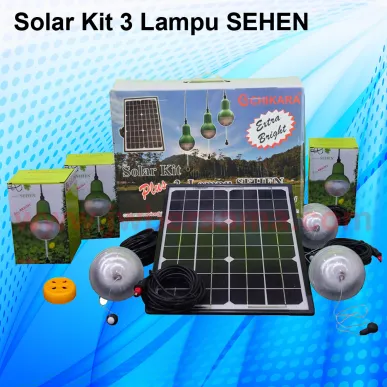 Solar Kit Solar Kit 3 Lampu Sehen  solar kit 3 lampu sehen  background