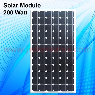 Solar Module (Photovoltaic) 160WP  200WP solat module  chn 200 72m  back jw